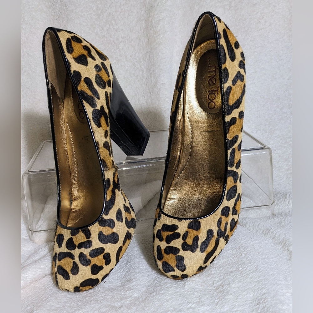 Me Too Leopard Platform Pumps | Size 8 - Picture 6 of 11